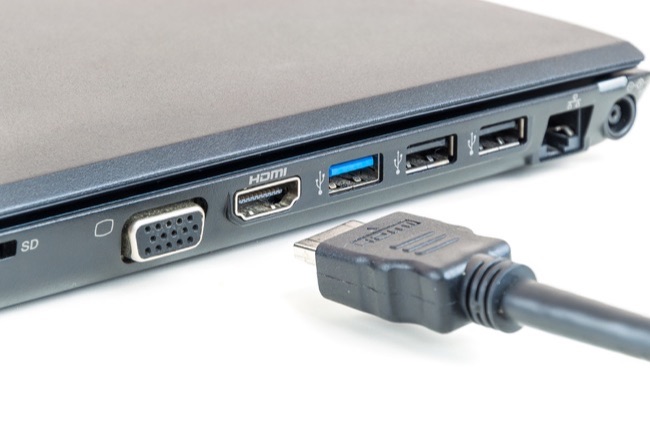 HDMI разъем на ноутбуке