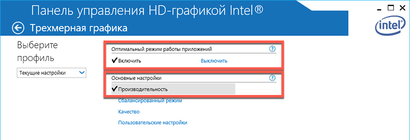 Intel HD - Производительность