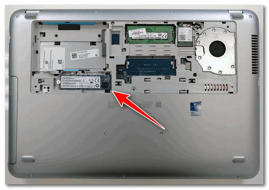 Как установить SSD M2 в ноутбук