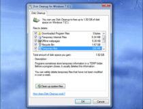 Утилита Очистка диска в Windows 7